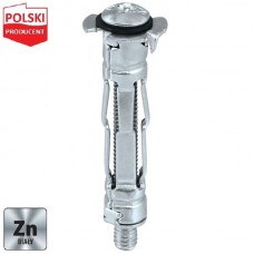 Ούπα Γυψοσανίδας Μεταλλικό με Βίδα M4x38mm (Συσκ. 6τεμ) BMOL-04038